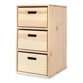 Ehrenkind® Regal für Kinderzimmer – Praktisches Aufbewahrungssystem aus Kiefer für Spielzeug und Ordnung | 3 Fächer | Groß (630 mm)