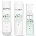 Goldwell Dualsenses Curls & Waves Hydrating Shampoo + Conditioner + Serum Set