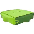 BIG Sandkasten Sandy mit Hard-Cover mit bespielbarer Abdeckung 138 x 138 cm
