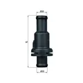 Mahle TH 5 80 Thermostat Kühlmittel für Audi VW Cupra