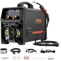 VEVOR Pro MIG-Schweißgerät, 250 Ampere, gasloses MIG, Gas-MIG, MMA, Lift-TIG, MIG Pluse mit IGBT-Wechselrichtertechnologie und LCD-Bildschirmanzeige