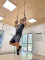 eaglefit Sling-Trainer Multi inkl. Umlenkrolle und Edelstahl-Deckenhalterung - zu Hause trainieren, 2 DH