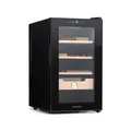 Klarstein El Presidente 48 Zigarren-Humidor 48L 3 Einschübe 1 Fach Zedernholz 10036103