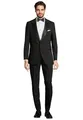 Steffen Klein Herren Premium Smoking Slim-Fit Anzug Set 5-teilig mit Weste, Fliege und Einstecktuch - Hochzeitsanzug