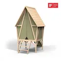 EXIT Yuki 300 Spielhaus, mit Rutsche, Spielhaus für Draußen, Kinder - Naturbelassen