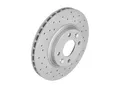 ZIMMERMANN Bremsscheibe 470540352 Vorderachse Gelocht 258mm 22mm für RENAULT DACIA SMART