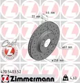 2x ZIMMERMANN 470.5403.52 Bremsscheibe für DACIA RENAULT SMART