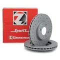 Zimmermann SPORT Bremsscheiben für RENAULT CLIO TWINGO SMART FORFOR FORTWO vorne