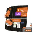 Solarway All In One 1760W Balkonkraftwerk komplett Solarpaket mit 1,6 kWh Anker Solix 2 PRO Speicher, Plug&Play