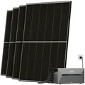 Solarway Balkonkraftwerk 1760 Wp / 800 Watt All in One mit 1,6 kWh Anker 2 Pro Speicher, Monokristallin