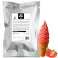 Sansei Soft-Eis Pulver 2 kg 2:5 für 7 Kg Eis (Erdbeergeschmack)