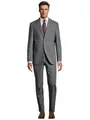 Steffen Klein Herren Designer Anzug - Slim Fit - Größe 46 - Zweiteiler Business Anzug - Grau