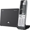 Gigaset BasicLine IP+COMFORT 500HX DECT, GAP, IP-DECT/GAP, VoIP Schnurloses Telefon VoIP Schwarz/Silber