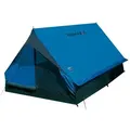 High Peak Firstzelt Trekkingzelt Minipack 1-2 Personen, 1 Mann Camping Zelt Fahrrad 1,6 kg blau|grau