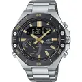 Smartwatch CASIO EDIFICE, silber (edelstahlfarben), Smartwatches, Armbanduhr, Herrenuhr, Edelstahlarmband, Bluetooth,bis 10 bar wasserd.