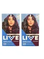 Schwarzkopf LIVE Colour + Lift Ultra Violet Permanent Hair Dye L76, PACK OF 2