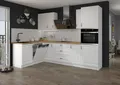 Küchen-Preisbombe Winkelküche STILO 170x285 cm Küche Küchenzeile Küchenblock Eckküche Weiss Landhaus