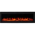 EL Fuego Elektrokamin Wandkamin Einbaukamin Meran B130 cm