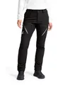 RevolutionRace Hiball Softshell Pants für Damen, Outdoor Hosen für Wandern, Black, M