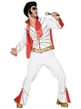 King of Rock'n'Roll Kostüm - Werde zum Las Vegas-Elvis der 70er Jahre! Größe: 58