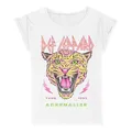 Def Leppard Adrenalize Tour 1993 Frauen T-Shirt weiß M 100% Baumwolle Band-Merch, Bands