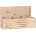 vidaXL Truhe, Braun, Holz, 109x33x36.5 cm, Esszimmer, Bänke, Sitzbänke