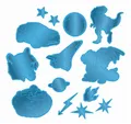 Step by Step Reflective Sticker-Set Blue blau Neu