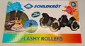 2 Fersenroller Schildkröt LED Beleuchtung 970302 Roller Schwarz One Size -Neu