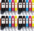 20er Multipack 570 - 571 Druckerpatrone kompatibel für Canon PGI-570BK CLI-571 Canon Pixma TS5050 TS6050 TS8050 MG5750 M