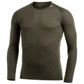 Woolpower - Lite Crewneck pine green S Longsleeve Shirt Merinounterwäsche