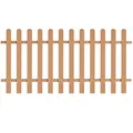 vidaXL Lattenzaun Gartenzaun Friesenzaun Zierzaun Zaun Zaunlatte Vorgartenzaun Beetumrandung Beeteinfassung Balkonbrett 200x100cm WPC