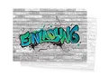 Friendly Fox Einladung Graffiti, 12 Einladungskarten zum Kinder Geburtstag von Jungen Mädchen, Partyeinladung Teenager, Einladung Kindergeburtstag (Blau)