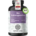 NATURE LOVE® Bio Ashwagandha - 240 Kapseln - 1950mg je Tagesdosis