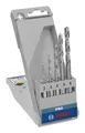 Bosch Pro Wood HSS Holzspiralbohrer-Set, 2 - 6 mm, 5-teilig - 2608595525 (5 Teile)