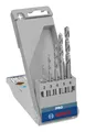 Bosch Pro Wood HSS Holzspiralbohrer-Set, 2 - 6 mm, 5-teilig - 2608595525