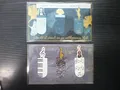 2 x 3 Stück Magnet Lesezeichen moses Verlag Goethe und Noten/Musikinstrumente