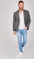 SteffenKlein Herren Sweat-Sakko Centered 1355-L, 1355-M, 1355-S, 1355-XL, 1355-XXL, 5559-L, 5559-M, 5559-S, 5559-XL, 5559-XXL, 1355-XS 1314 grau M