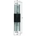 MAHLE Kraftstofffilter Ø55,0mm 55,0mm für GENERAL MOTORS BMW 13321702632 13321740985 13321702633 KL 66
