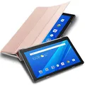 Cadorabo Hülle kompatibel mit Lenovo Tab M10 (TB-X505F) Nicht für HD, FHD, FHD Plus, Plus, HD2 Tablethülle ohne Auto Wake Up aus Kunst Leder Flip Cover Hülle für Lenovo Tab M10 (TB-X505F) in Rosa