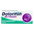 Dolormin für Frauen bei Menstruationsbeschwerden mit Naproxen Tabletten Inhalt: 30 St