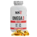 MST® Omega 3 Triglycerid 75% – hochdosiert – 1000 mg Fischöl pro Kapsel – 750 mg Omega 3 Fettsäuren – EPA + DHA – bessere Bioverfügbarkeit – rein & laborgeprüft – 180 Kapseln (180 Kapseln)