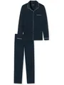 Schiesser Pyjama Herren Jersey blau, 60 614707-0001-00600