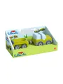 Haba Spielzeug-Traktor Kullerbü – Geländewagen mit Anhänger, unisex neutral
