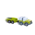 HABA Kullerbü - Geländewagen mit Anhänger, Spielfahrzeug