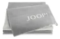 JOOP! Decke Wohndecke Melange Doubleface Farbe Graphit-Ecru, 739223, 150x200cm