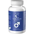 Ciraxin Forte - 60 Kapseln hochdosiert - L-Arginin, Zink, Selen, Maca & Ginseng - Original Rezept aus der Schweiz - Vegan & Pflanzlich - 1er Pack