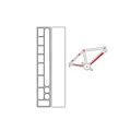 Zéfal Rahmenschutzfolie Skin Armor Set M | Fahrradschutz | Transparent