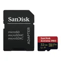 Extreme PRO microSDHC UHS I Speicherkarte 32 GB Adapter & RescuePRO Deluxe (Für