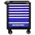 WorkPro WP209074 7-Schubladen Werkstattwagen mit 193 Werkzeugen