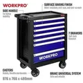 Workpro Wp209074 Komplettwerkzeugset Schwarz 193 Teile